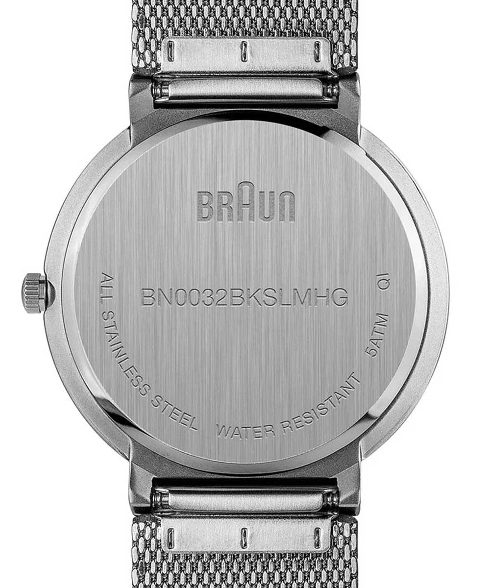 BRAUN(ブラウン)腕時計 BN0032BKSLMHG
