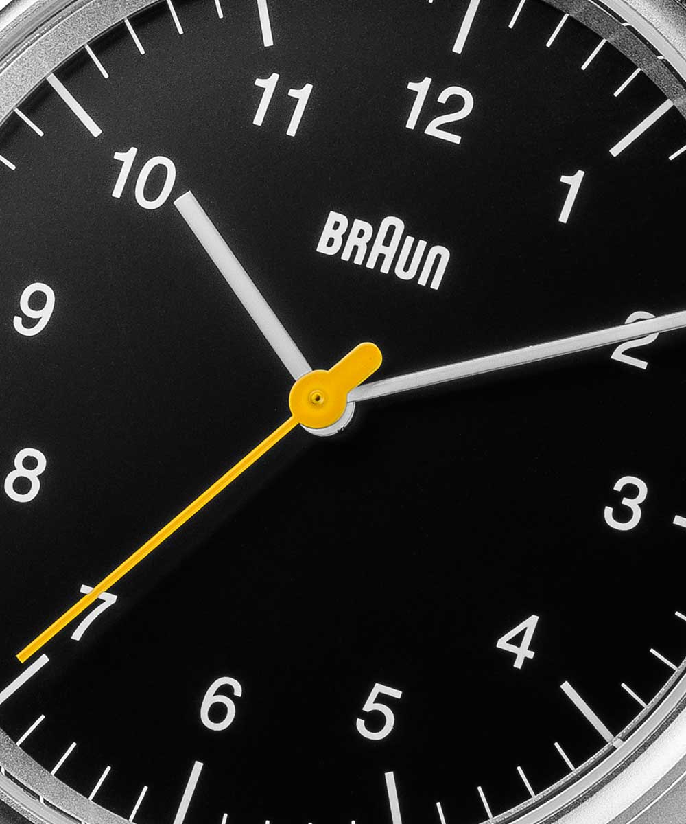 BRAUN(ブラウン)腕時計 BN0021BKBKG レザー 黒文字盤