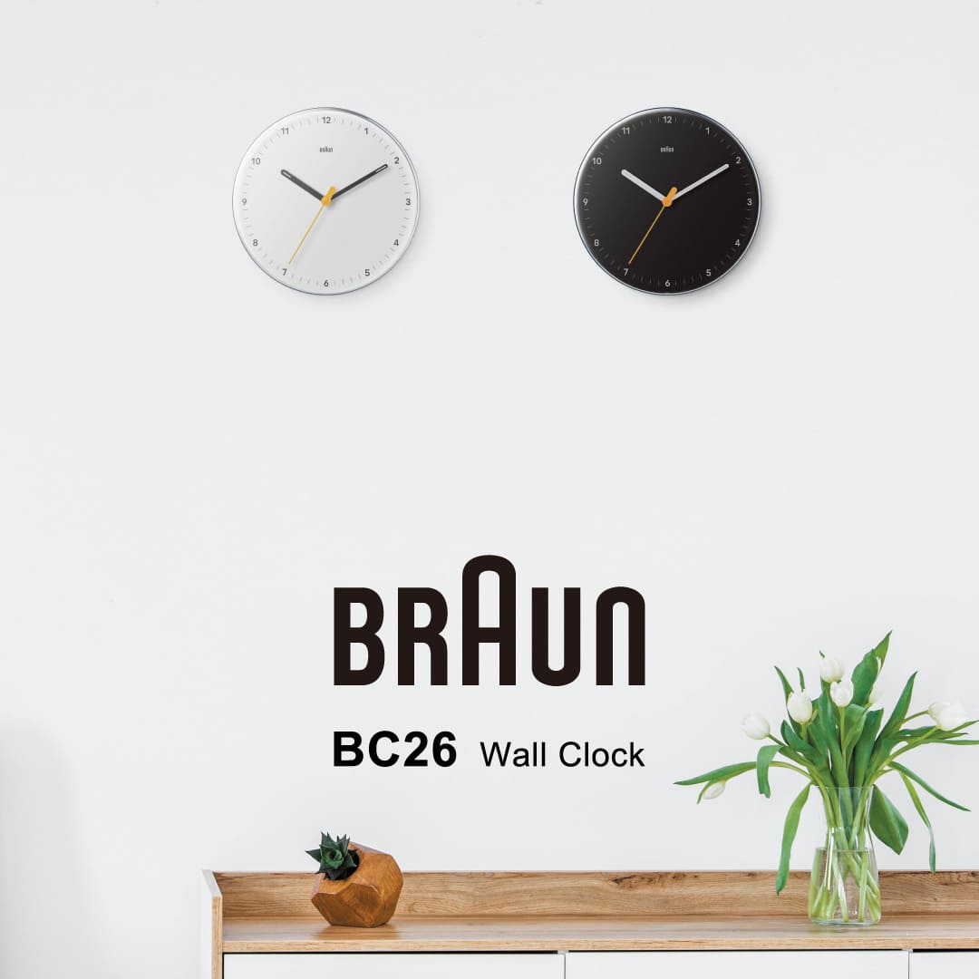 BRAUN(ブラウン)掛け時計 BC026