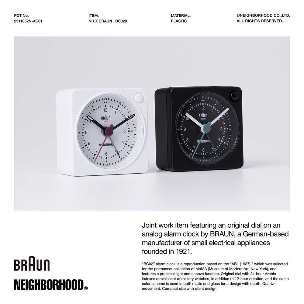 NEIGHBORHOOD × BRAUN